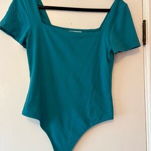 Babaton (Aritiza) Turquoise Contour Bodysuit